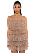 TEA TIME LAYERED MINI DRESS