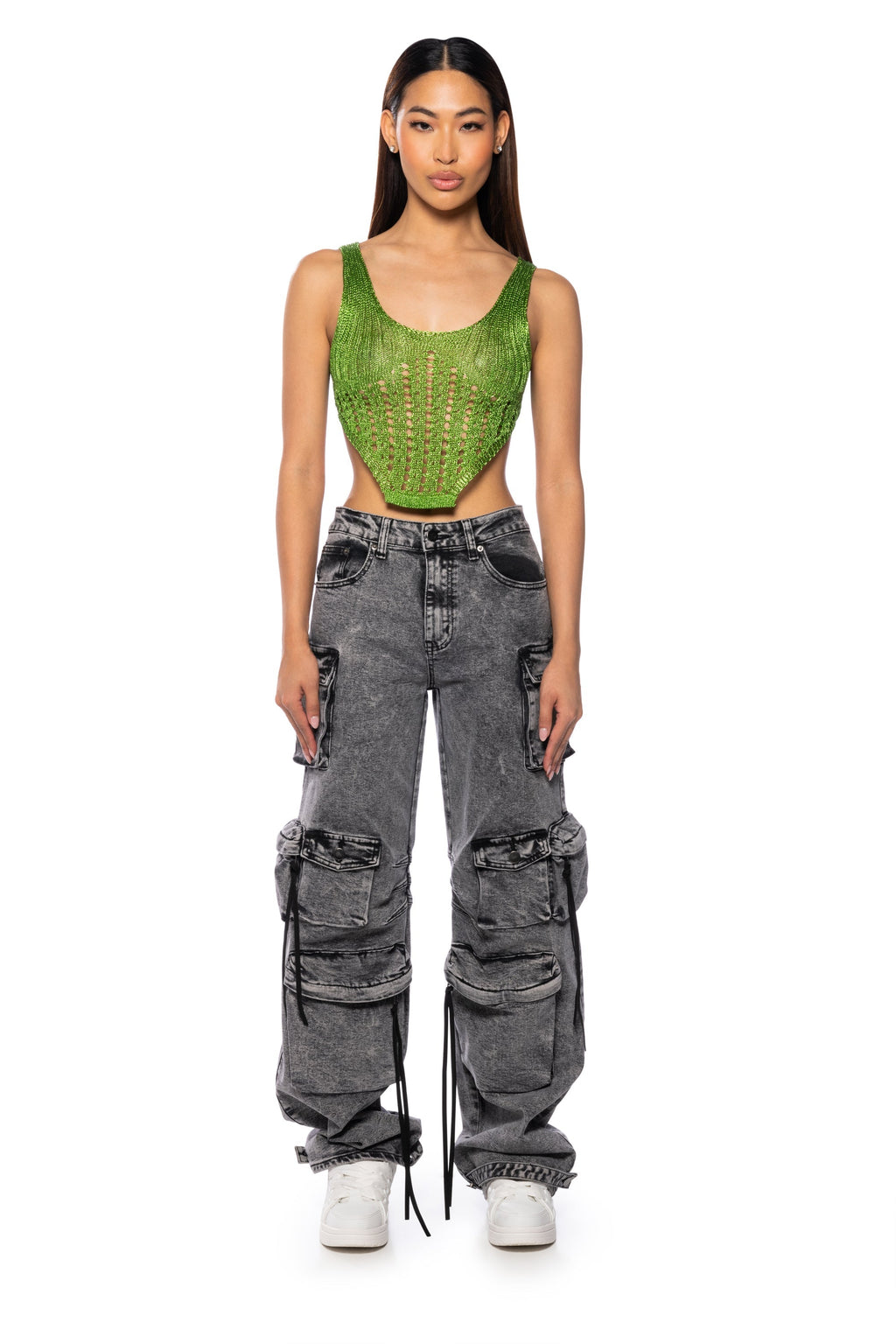 THE LUCKY ONE CROCHET TANK TOP