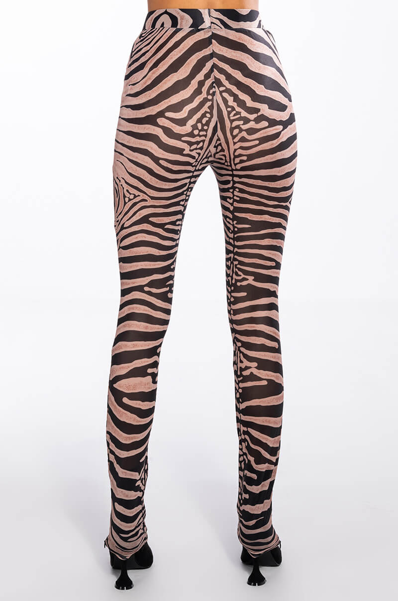 THE REALEST SIDE ZIP MESH LEGGING