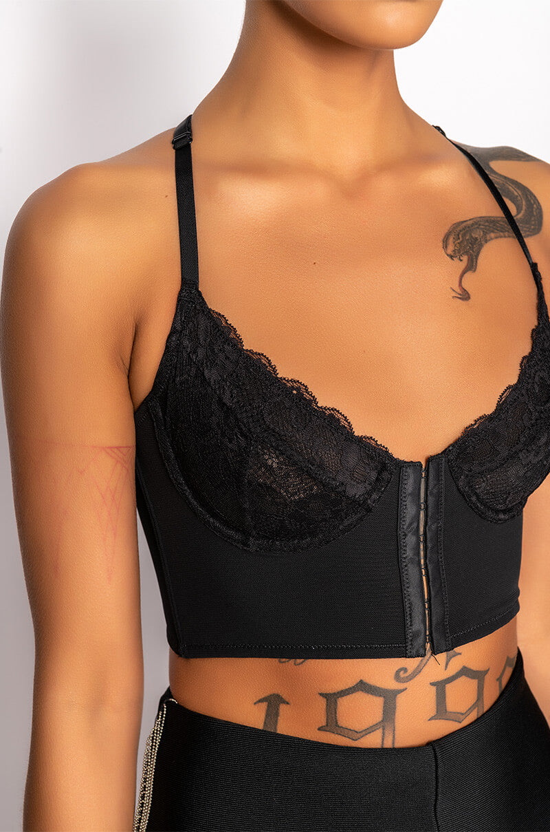 ZAHARA LONGLINE BRALETTE TOP
