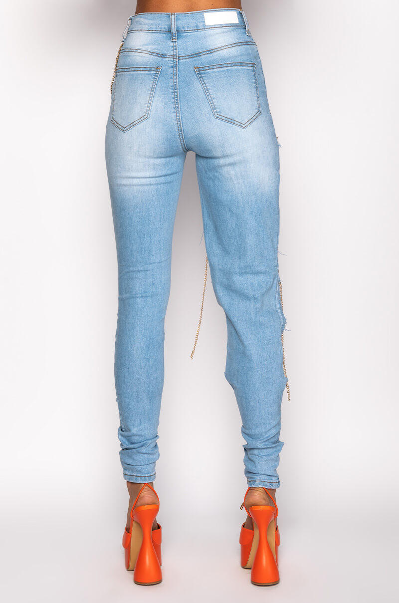 THE WAY YOU MOVE HIGH WAISTED SKINNY JEANS