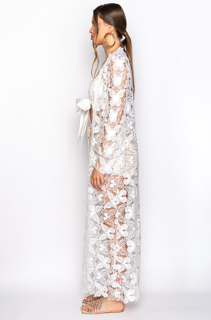 THEM BUTTERFLIES EYELET DUSTER