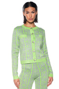 THERE SHE IS KNIT BUTTON DOWN CARDIGAN