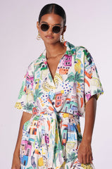 TOO CRAZY FOR YOU BUTTON DOWN TOP