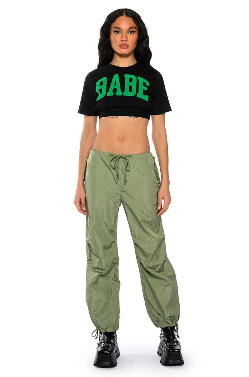 TOO LEGIT WIDE LEG CARGO PANTS