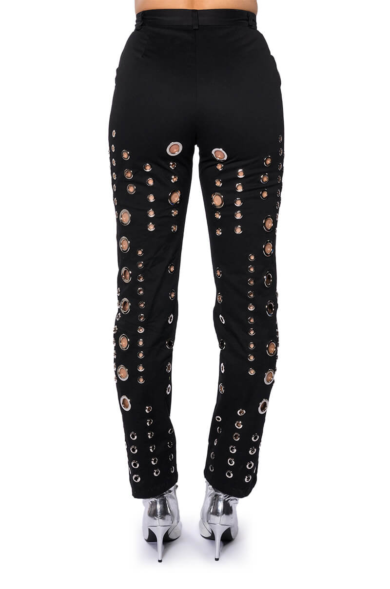 TOO MUCH FOR YOU HARDWARE DETAILED PANTS