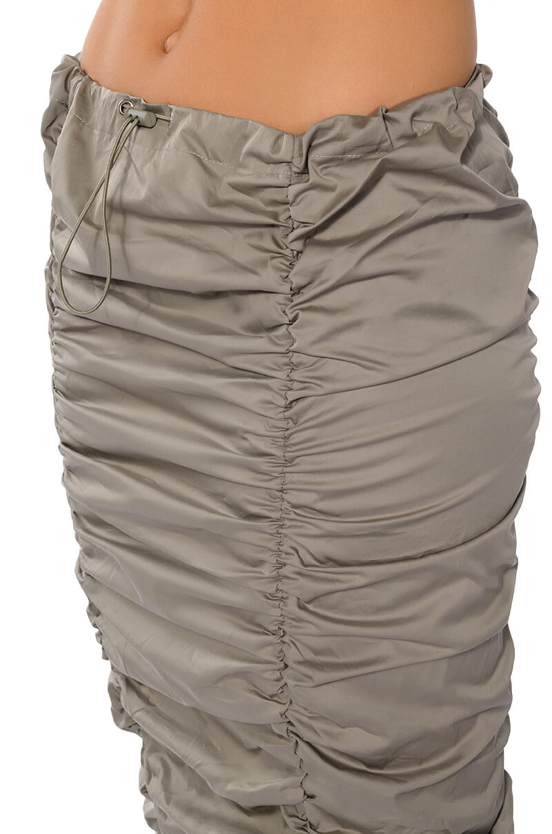TOP OF THE WORLD CINCHED MAXI SKIRT