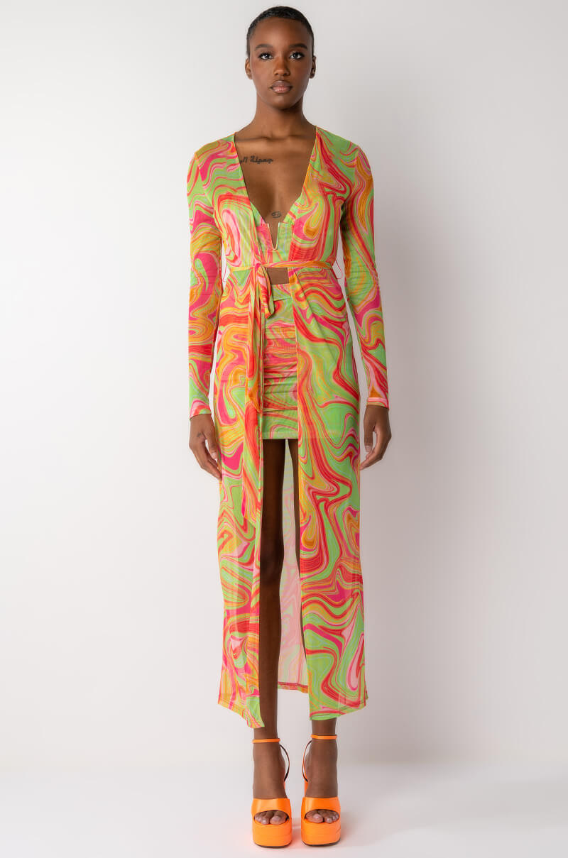 TRIPPY MESH DUSTER