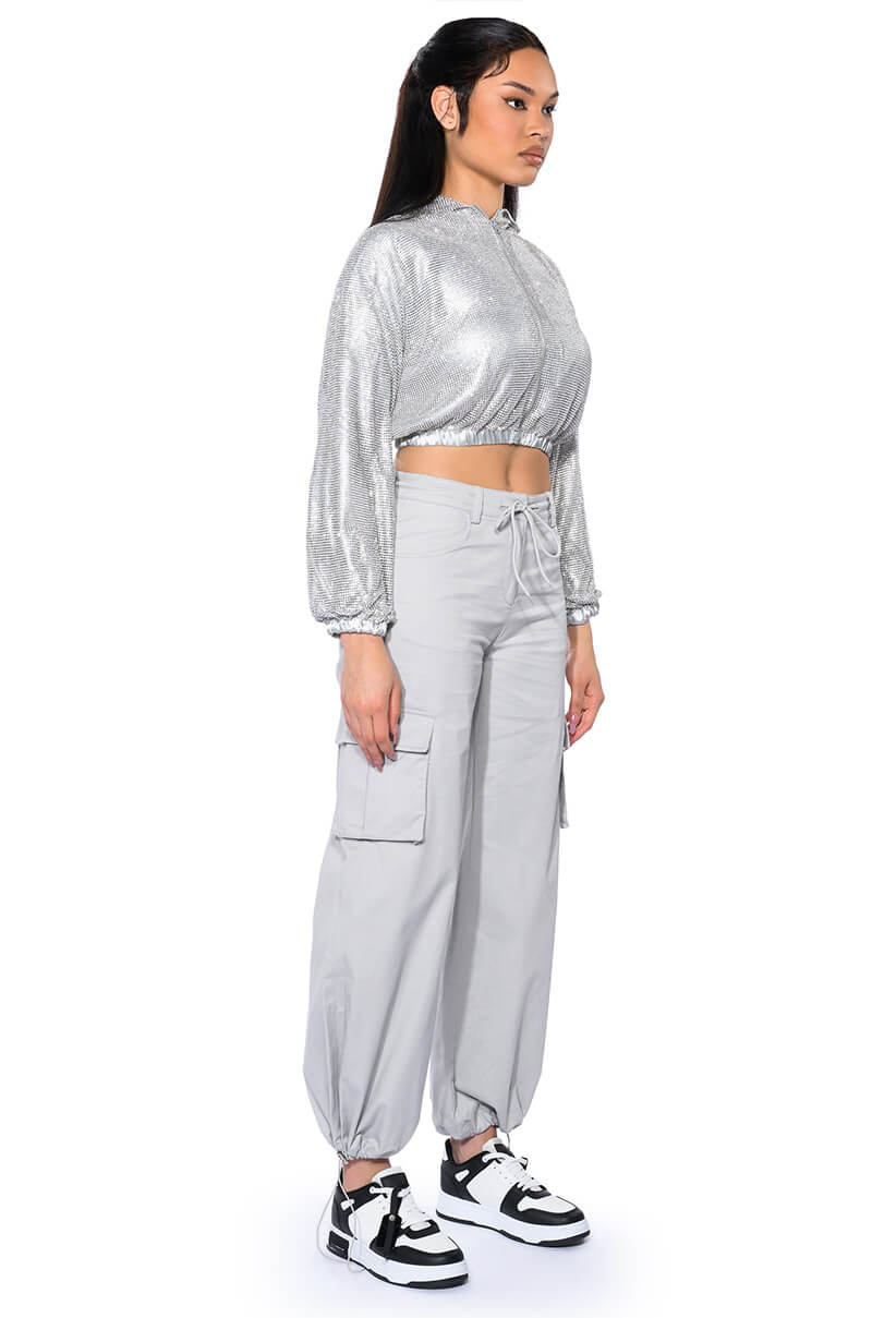 VENENO WIDE LEG CARGO PANTS