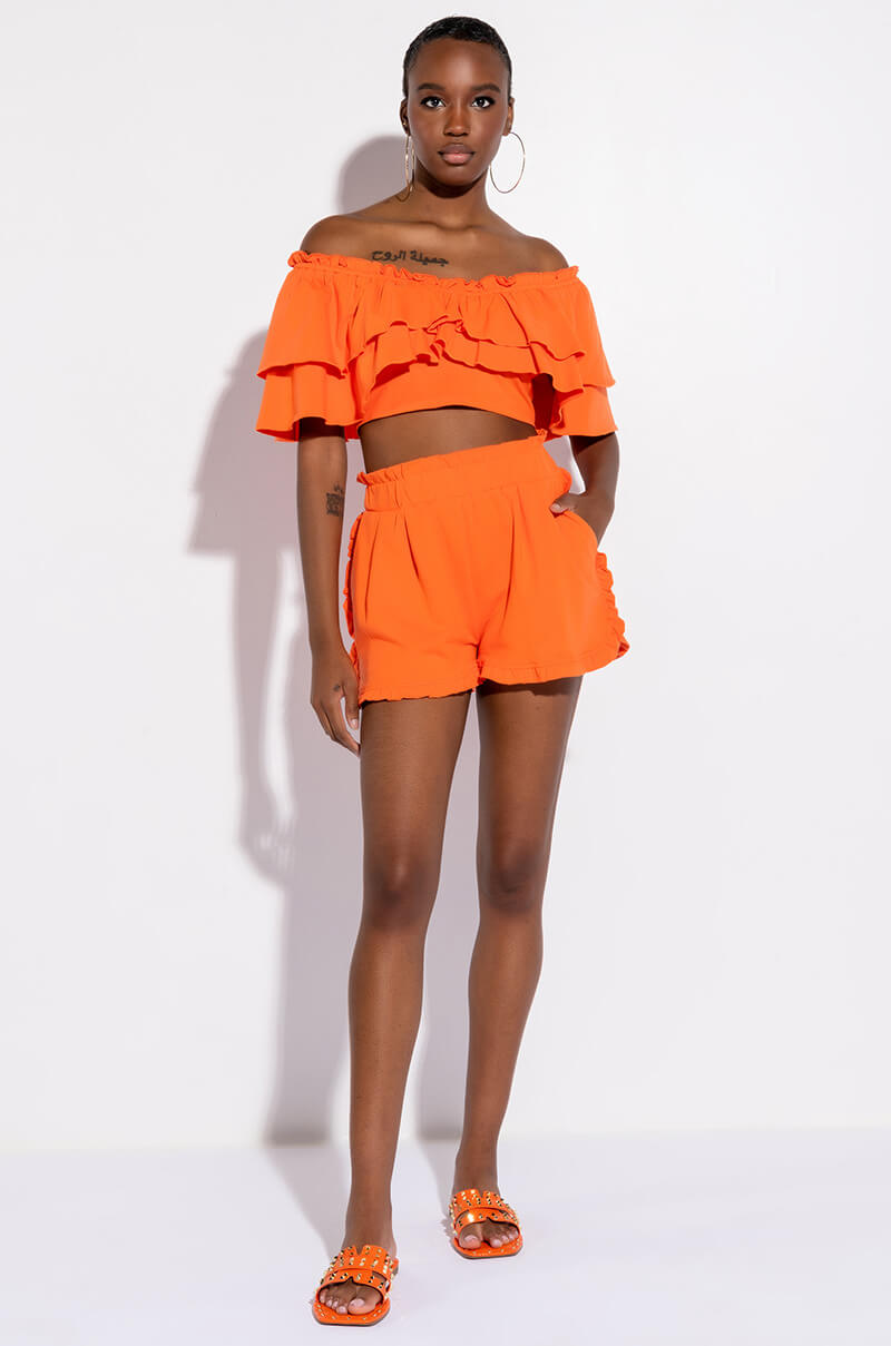 CHEYENNE RUFFLE SHORT