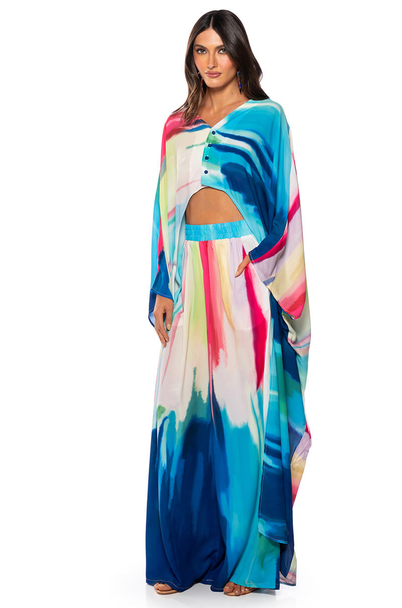 WATERCOLOR PALAZZO PANT