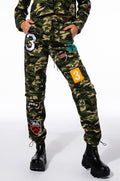 WHATEVER CAMO CARGO JOGGER