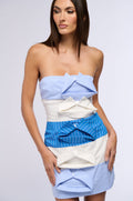 WHAT'S YOURS IS MINE POPLIN MINI DRESS