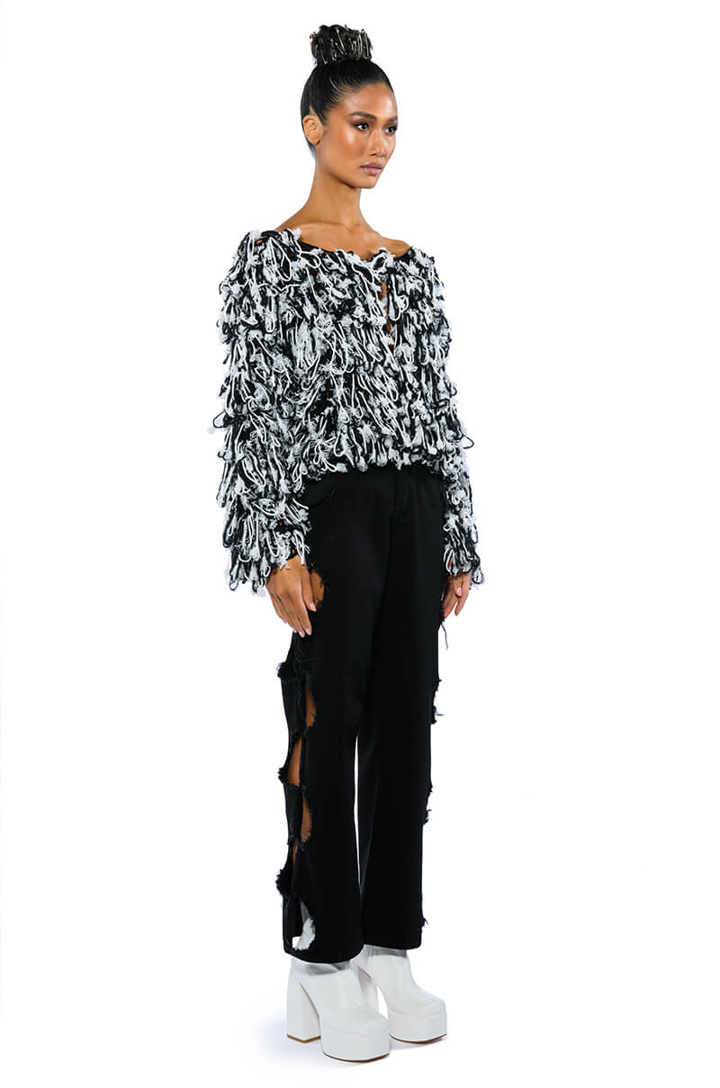 WHITLEY CUT OUT RELAXED FIT JEANS