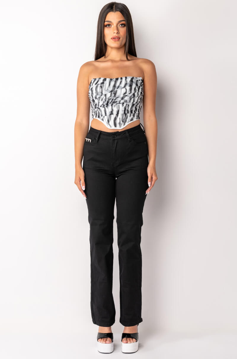WILD THANG MESH BUSTIER