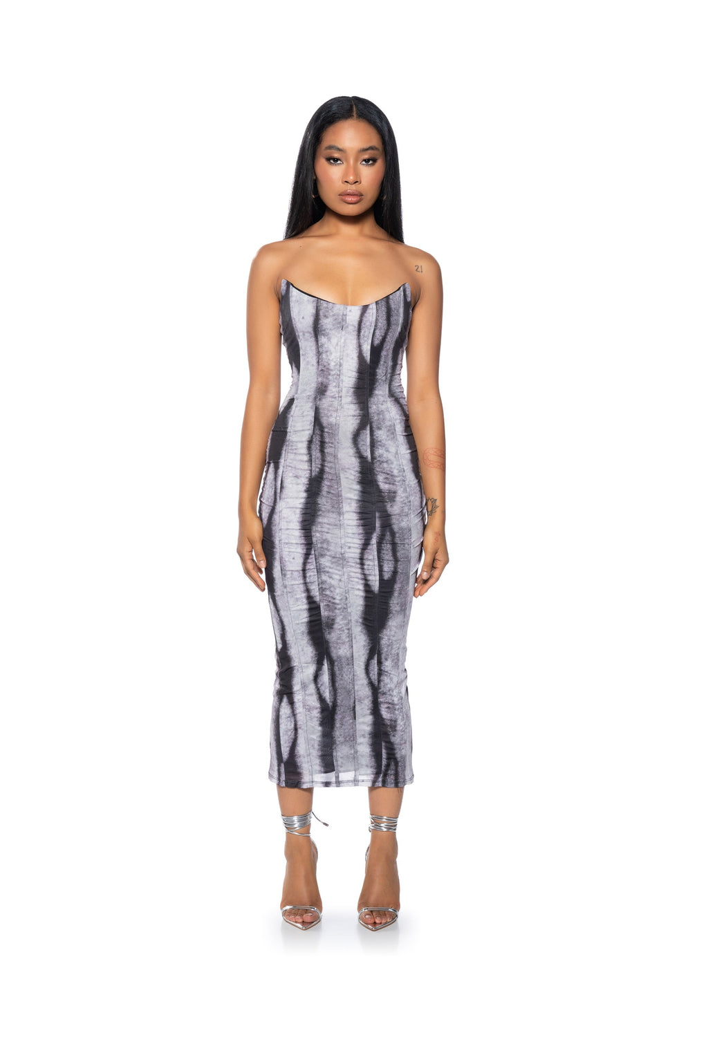 WISHING ON A DREAM MESH MAXI DRESS