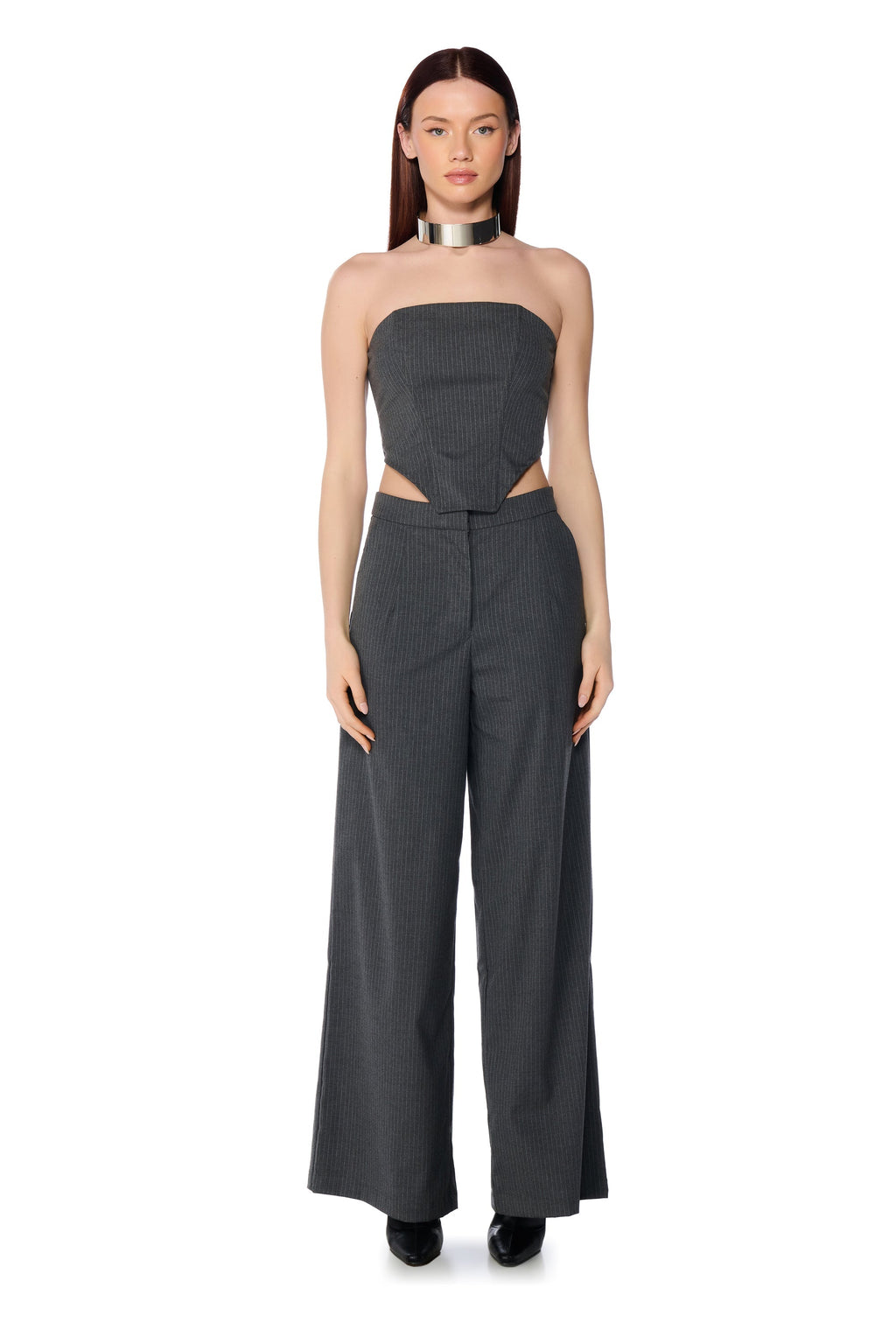 WORK HARD PLAY HARD WIDE LEG TROUSER