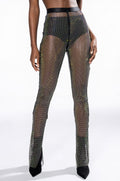 YOU CAN'T HANDLE THIS MESH RHINESTONE PANT