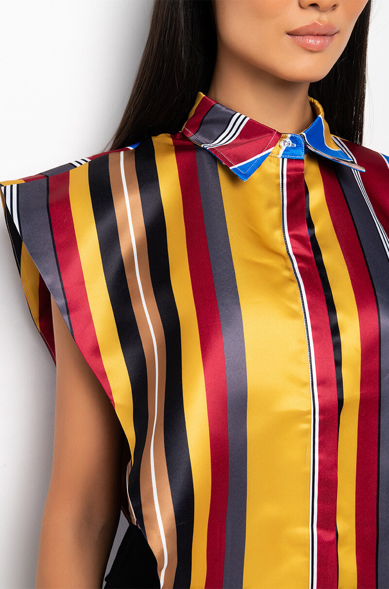 YOUR MUSE BUTTON UP BLOUSE