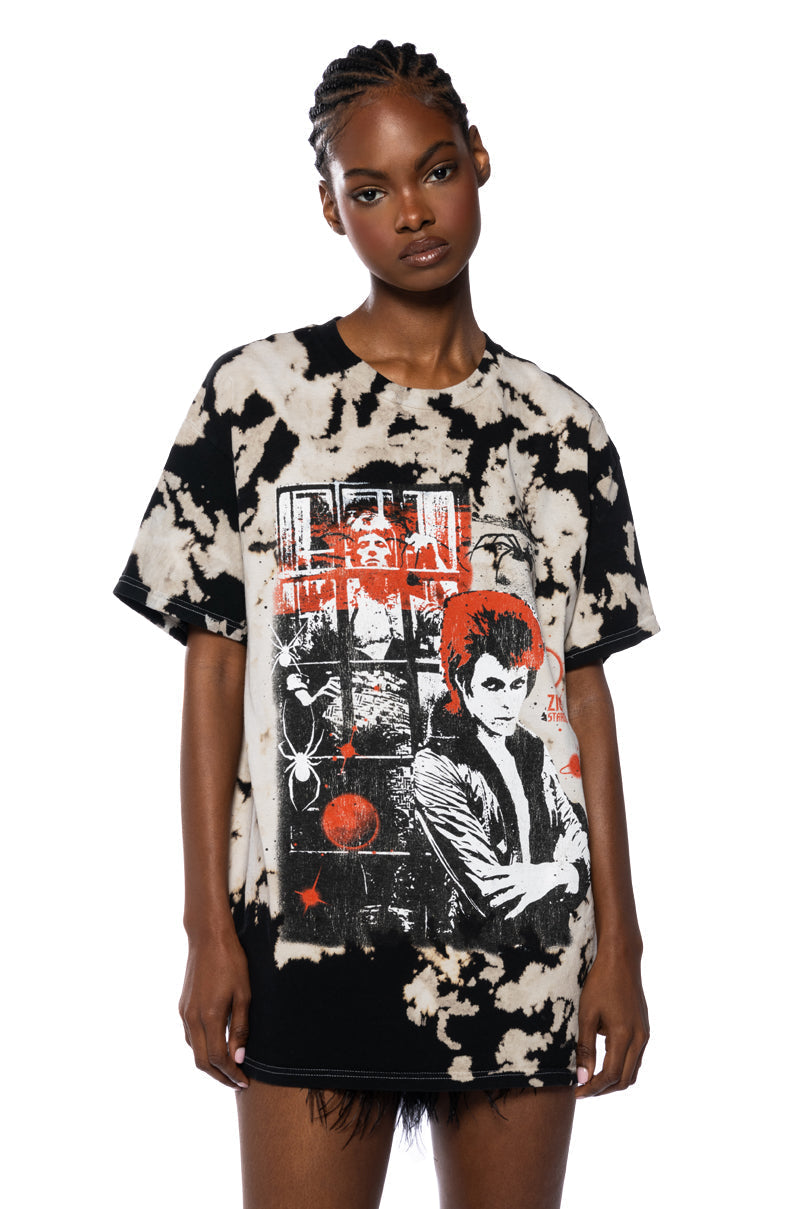 ZIGGY STARDUST VINTAGE PRINT BAND TEE