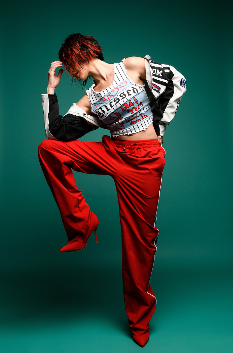 ZOOM ZOOM TWO IN ONE BOMBER SKIRT SET